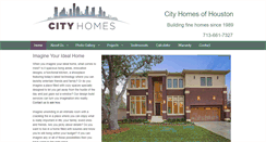 Desktop Screenshot of cityhomesofhouston.com